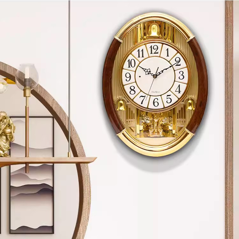 Resin Art Wall Clock - 高級デザイン壁掛け時計 ゼノモーフアート壁画 大型ヴィンテージ時計 壁掛けレストラン ファッション美的時計 壁掛け時計
