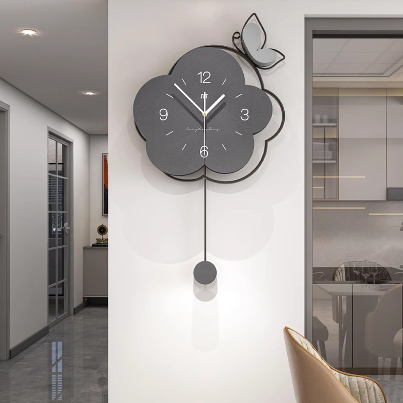 Resin Art Wall Clock - ZFashion デザイン壁掛け時計 レストラン 高級リビングルーム アート壁画 インテリア壁掛け時計