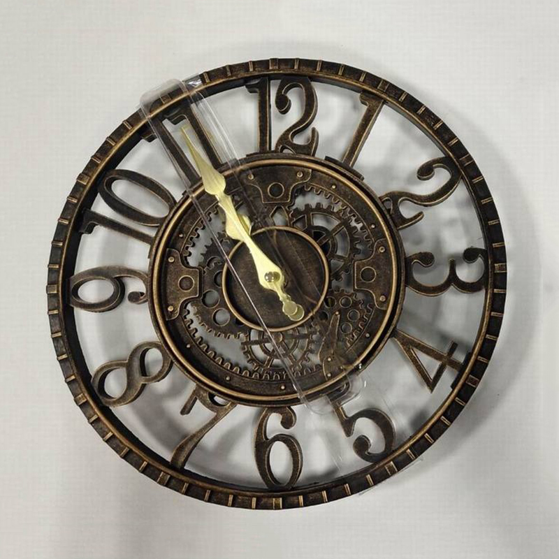屋外壁時計防水レトロ樹脂モダンな壁時計サイレントクリエイティ - Resin Art Wall Clock のレビューと価格