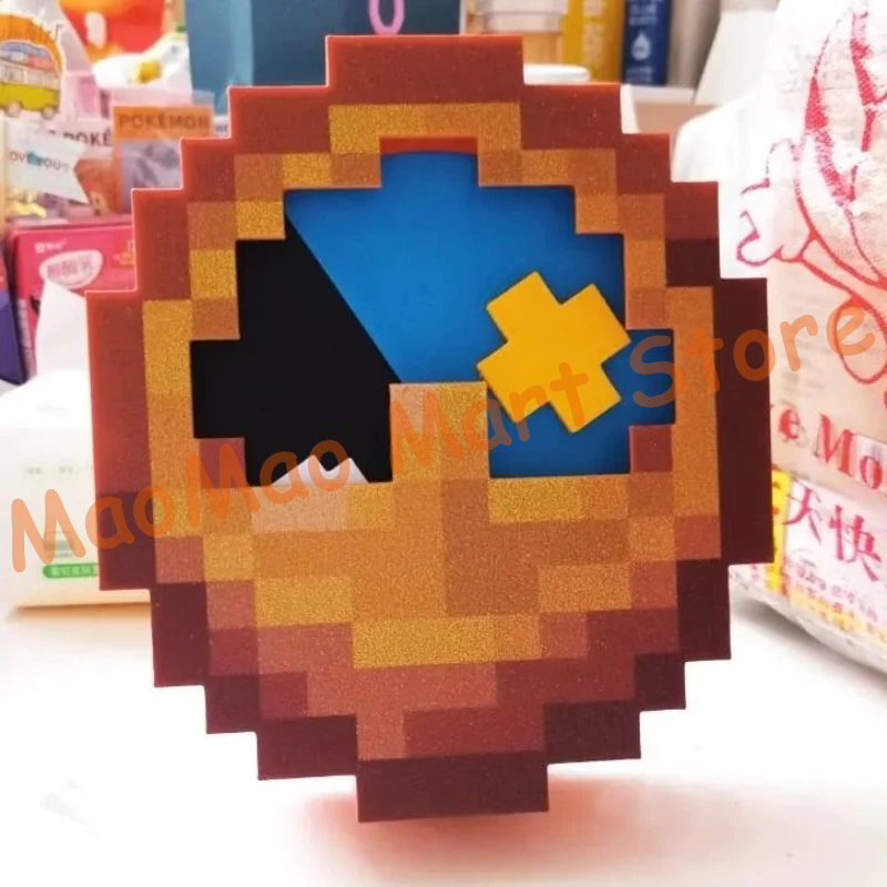 シックなレトロピクセルアートスタイルの日月時計、アップグレー - Resin Art Wall Clock のレビューと価格