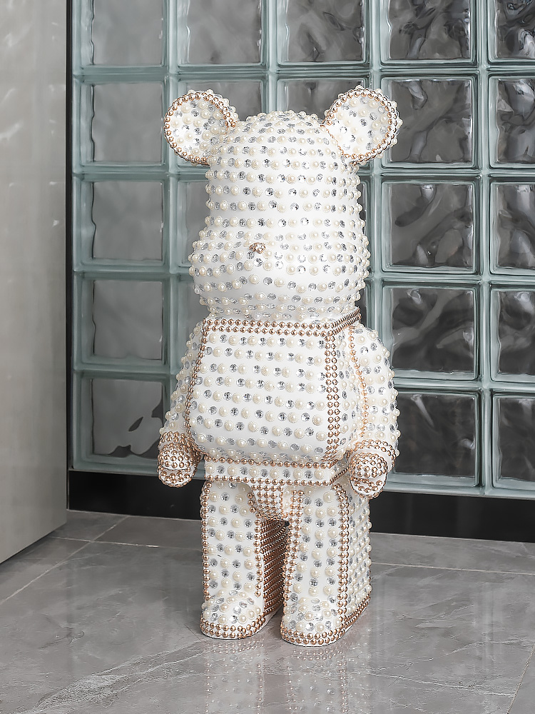 漫画クマの装飾家の装飾像彫刻北欧フィギュアリビングルーム装飾 - Resin Art In Floor のレビューと価格