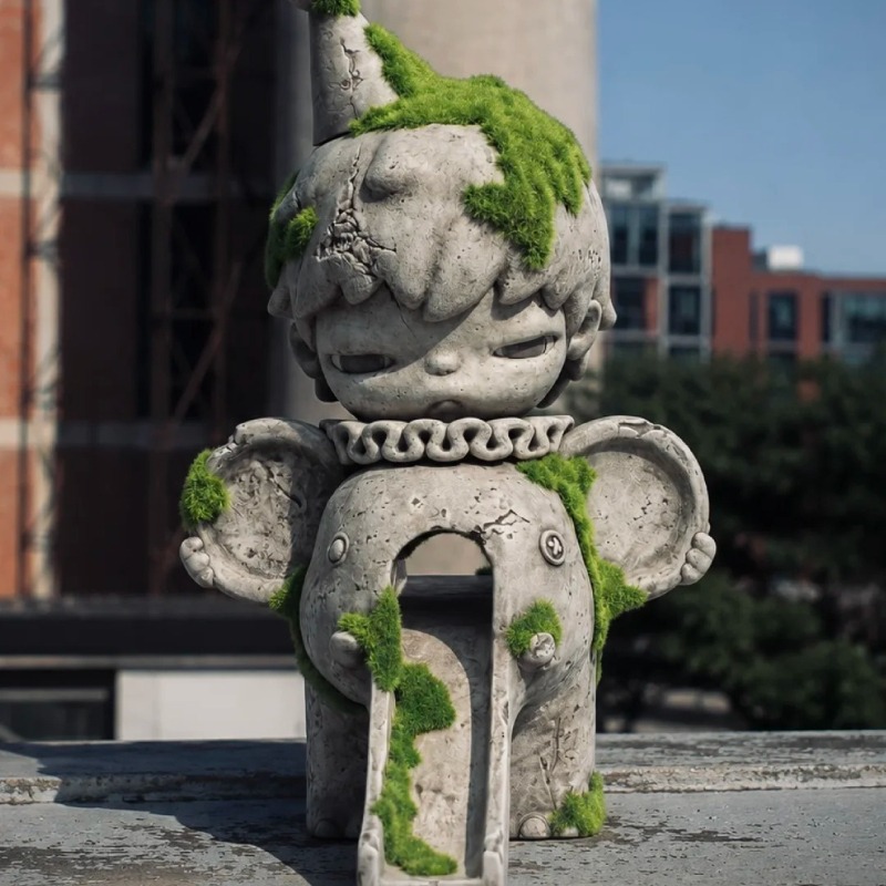 POP MART ヒロノ エレファントスライド レジンアート - Resin Art Sculptures のレビューと価格
