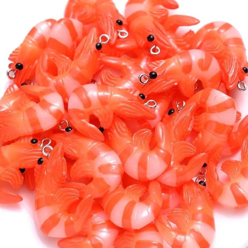 10 個アクリル樹脂漫画シーフードチャーム 3D 模擬ロブス - Resin Art Materials Kit のレビューと価格