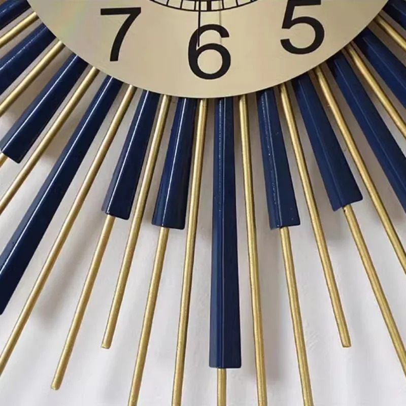 モダンな高級壁掛け時計 リビングルーム クリエイティブなメタ - Resin Art Wall Clock のレビューと価格