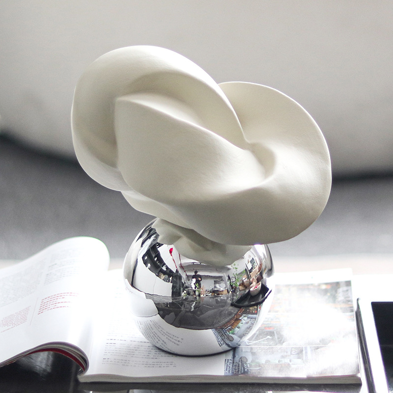 モダンで創造的な抽象的なツイスト装飾品 - モデルルーム、書 - Resin Artist のレビューと価格
