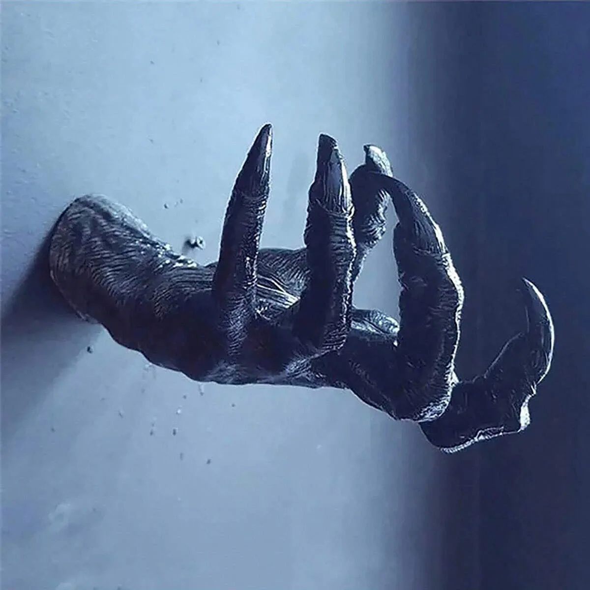 ハロウィンゴシック魔女の手像家の壁のキージュエリーハンガー樹 - Resin Art Sculptures のレビューと価格