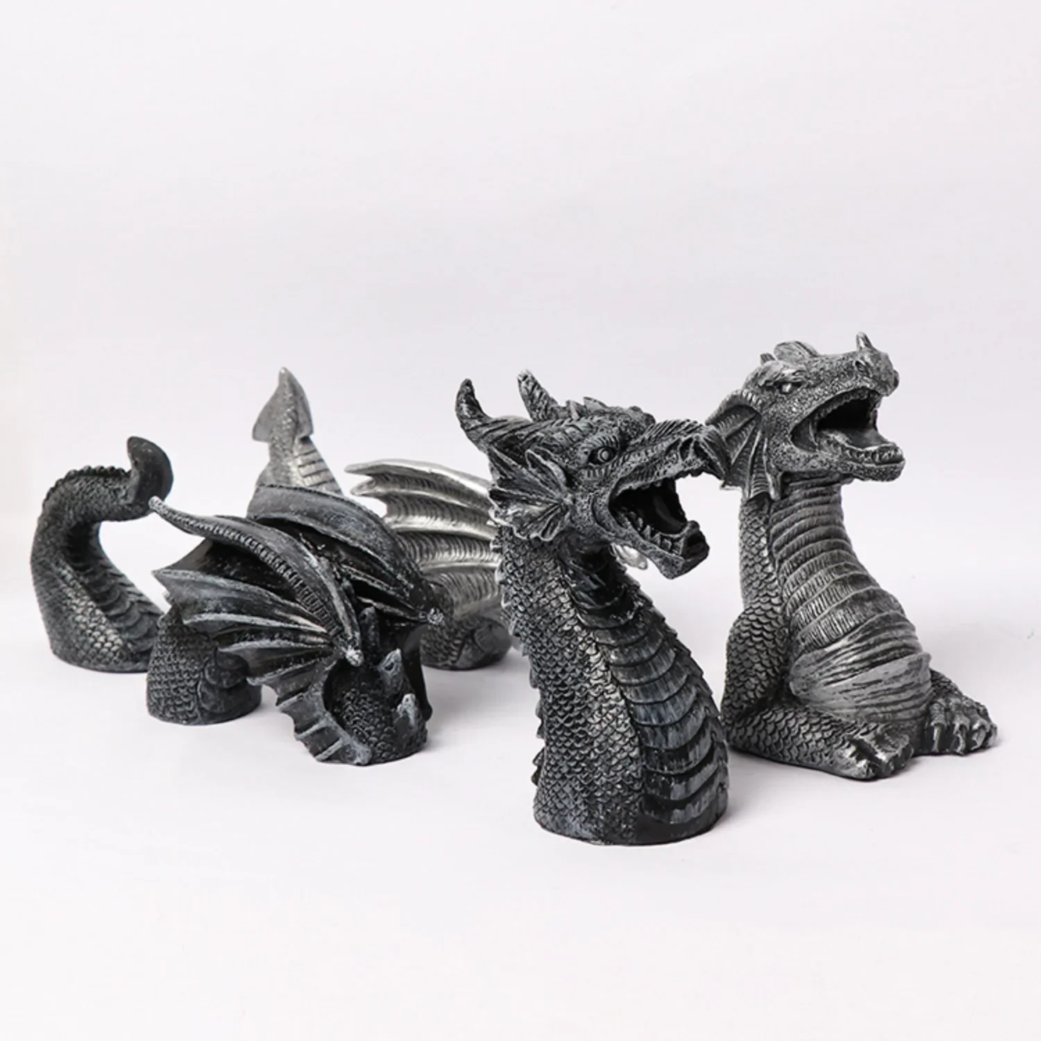 樹脂ドラゴンプリントフィギュア,巨大な芝生の彫刻,ゴシックフ - Resin Art Sculptures のレビューと価格