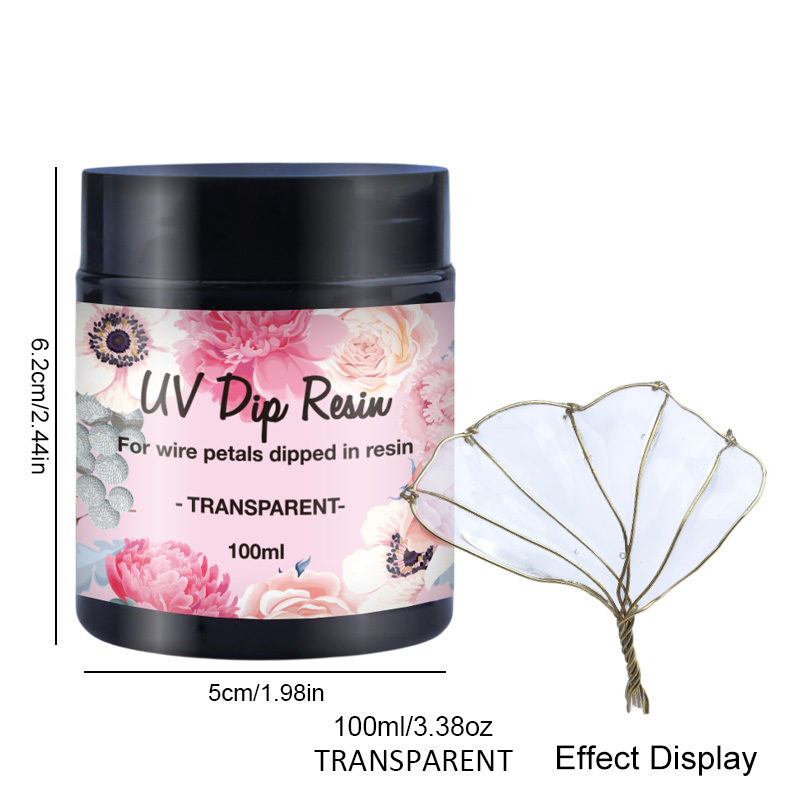 12色のUVディッピングレジン（ワイヤー形状用） – 1本あ - Resin Art Glue のレビューと価格