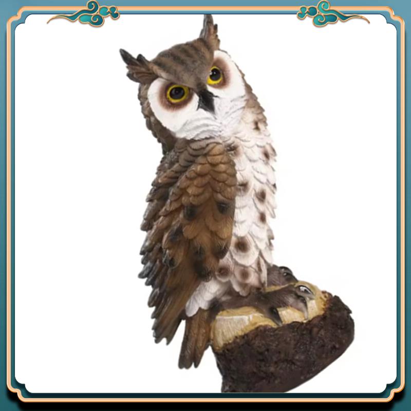 (新品)-樹脂フクロウ像鳥の庭の彫刻アート置物装飾屋内/屋外 - Resin Art Sculptures のレビューと価格