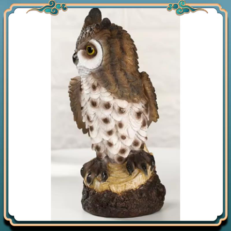 (新品)-樹脂フクロウ像鳥の庭の彫刻アート置物装飾屋内/屋外 - Resin Art Sculptures のレビューと価格