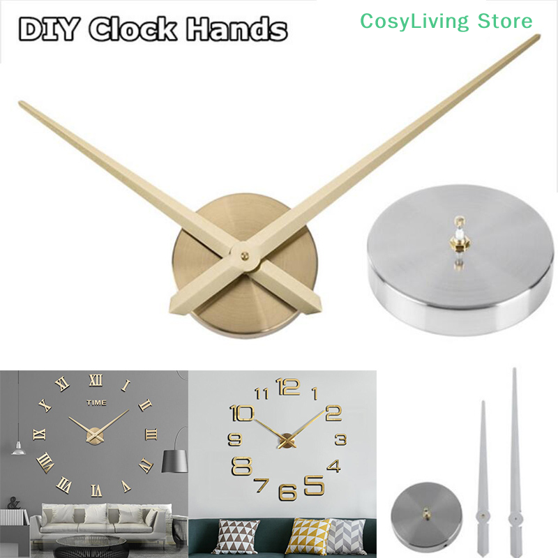 1 セット 3D 壁時計シンプルな DIY 大型時計針クォー - Resin Art Wall Clock のレビューと価格