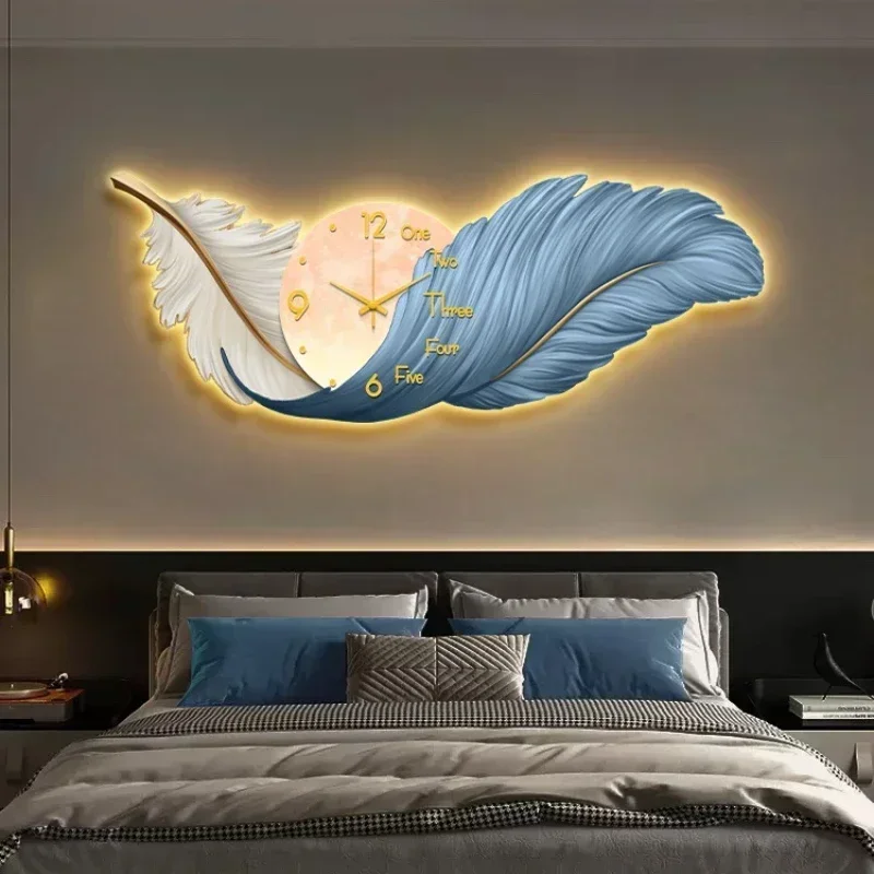アートクロック LED壁掛け時計 ライトラグジュアリー 大型 - Resin Art Wall Clock のレビューと価格