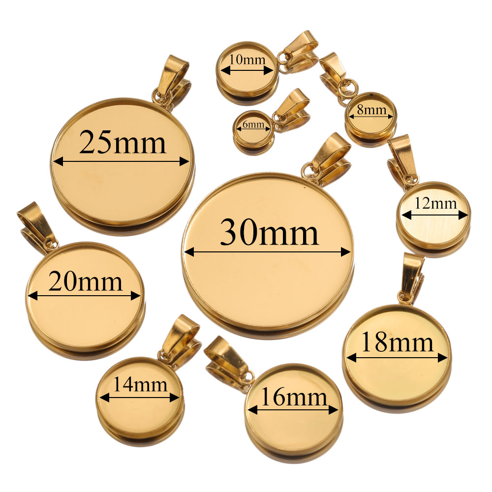 10 個ステンレス鋼ゴールドペンダント樹脂トレイベース DI - Resin Art Materials Kit のレビューと価格