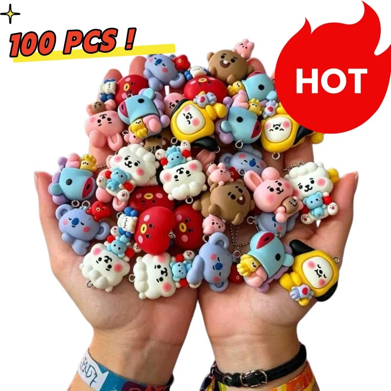 7 個 BT21 樹脂漫画チャーム DIY アクセサリークラ - Resin Art Materials Kit のレビューと価格