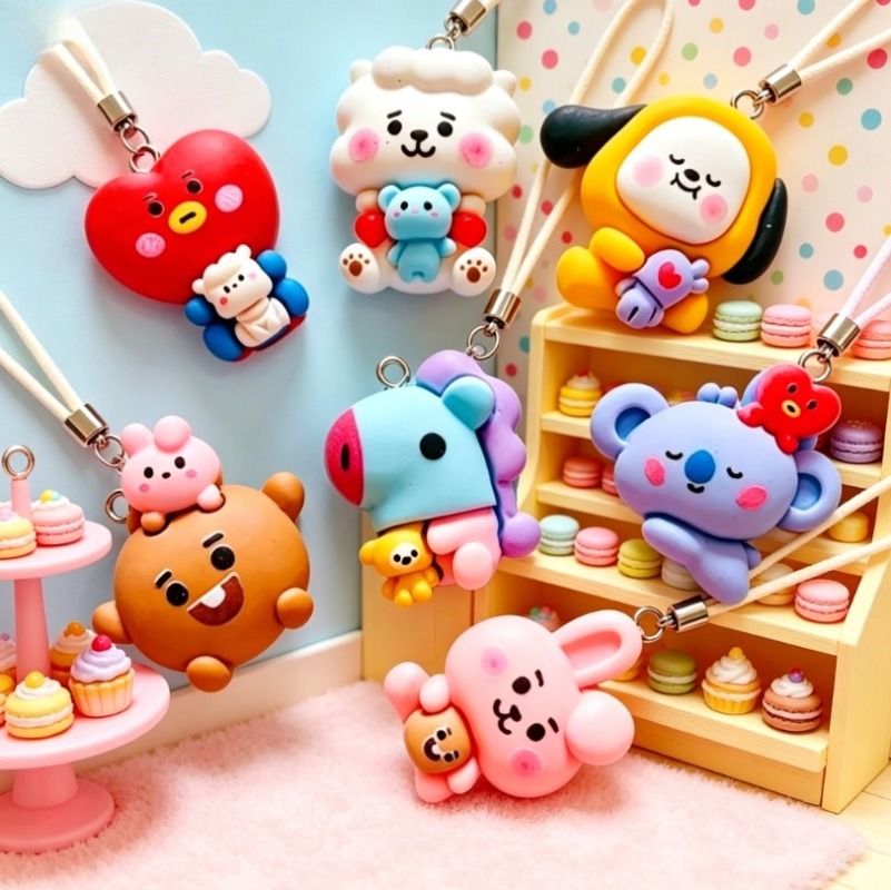 7 個 BT21 樹脂漫画チャーム DIY アクセサリークラ - Resin Art Materials Kit のレビューと価格