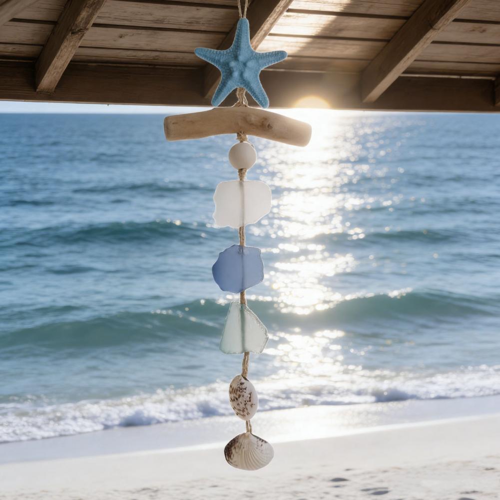 貝殻とヒトデの装飾、手作りのシーグラス航海風壁飾り、海岸のヒ - Resin Art Hanging のレビューと価格