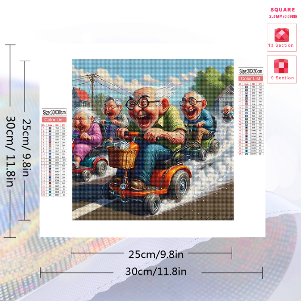 Momoart 5D DIY ダイヤモンドモザイク老人カップ - Resin Art Wall のレビューと価格