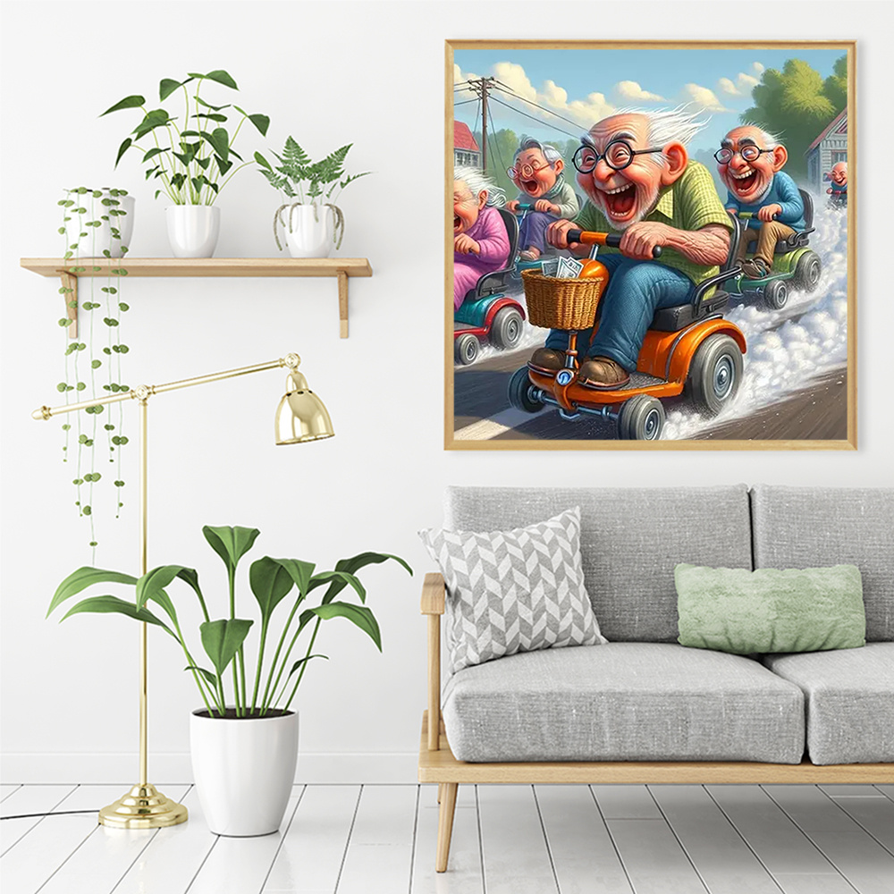 Momoart 5D DIY ダイヤモンドモザイク老人カップ - Resin Art Wall のレビューと価格