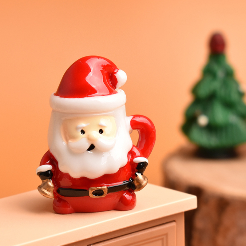 ミニサンタティーカップオーナメント - クリスマス工芸品、妖 - Resin Art Materials Kit のレビューと価格