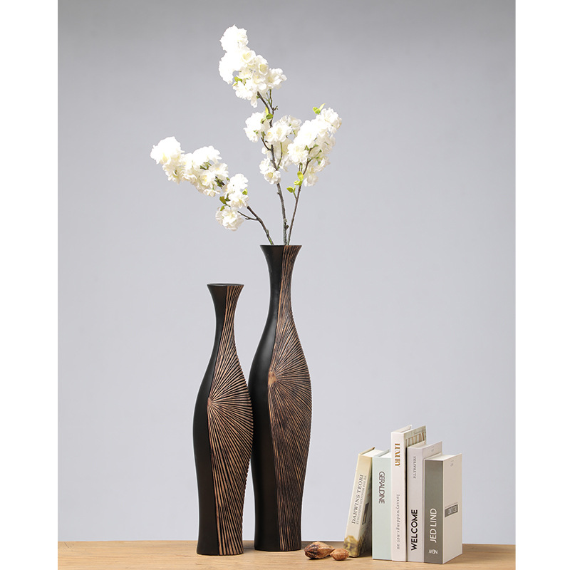 レトロな背の高い樹脂製フロアベース、リビングルーム用のエレガ - Resin Art In Floor のレビューと価格