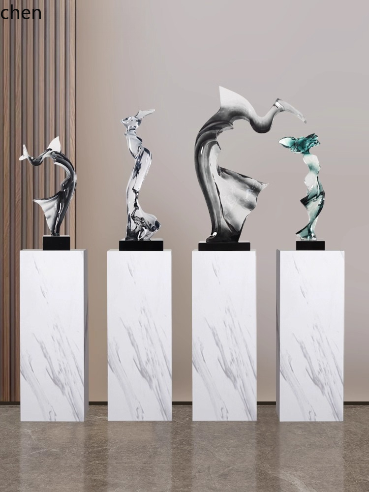 HT 透明樹脂彫刻工芸品 ニッチ装飾品 玄関フロアアート装飾 - Resin Art In Floor のレビューと価格