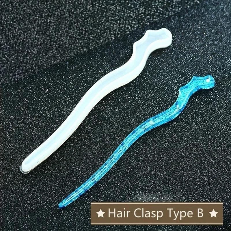 新しい透明ヘアピンシリコーン特殊金型樹脂 DIY ヘアジュエ - Resin Art Materials Kit のレビューと価格