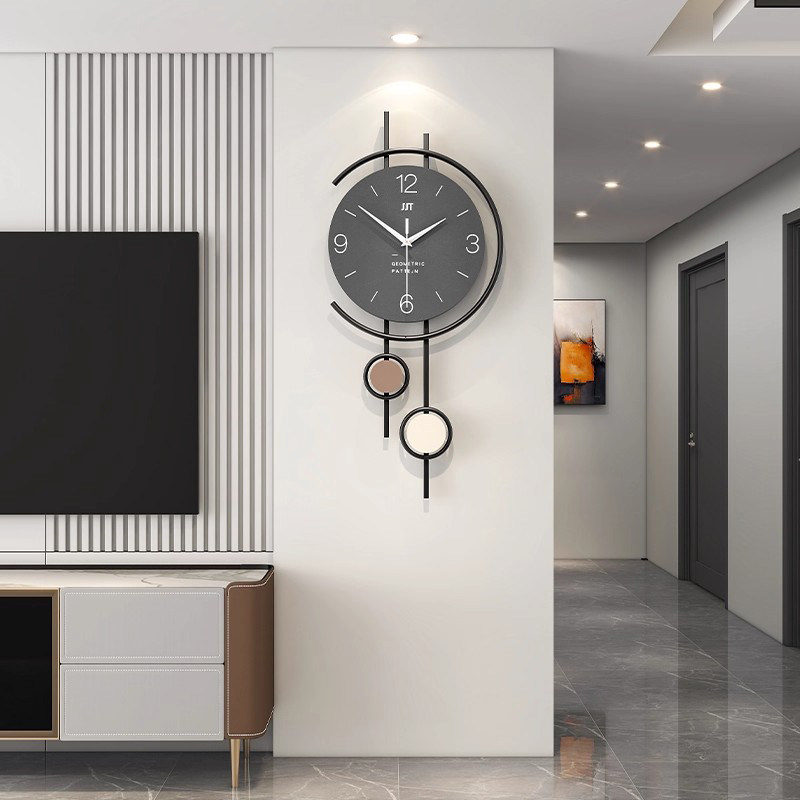 美的インテリア壁掛け時計レストラン北欧サイレントファッション - Resin Art Wall Clock のレビューと価格