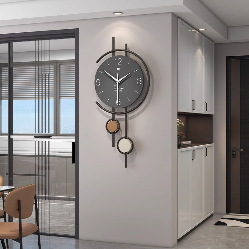 美的インテリア壁掛け時計レストラン北欧サイレントファッション - Resin Art Wall Clock のレビューと価格