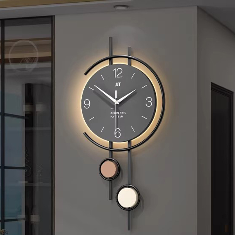 美的インテリア壁掛け時計レストラン北欧サイレントファッション - Resin Art Wall Clock のレビューと価格