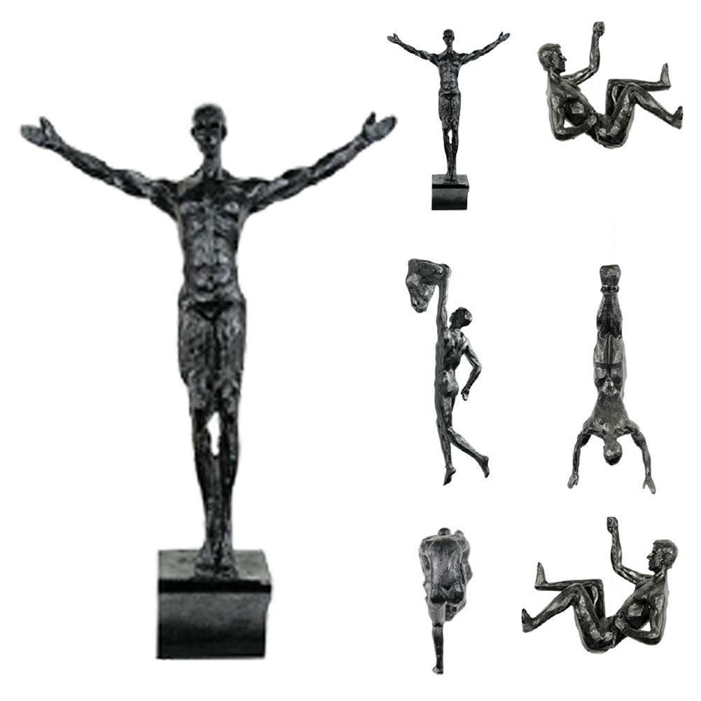 樹脂製のクライミングアスリートの像,壁に掛ける装飾品,家のミ - Resin Art Hanging のレビューと価格