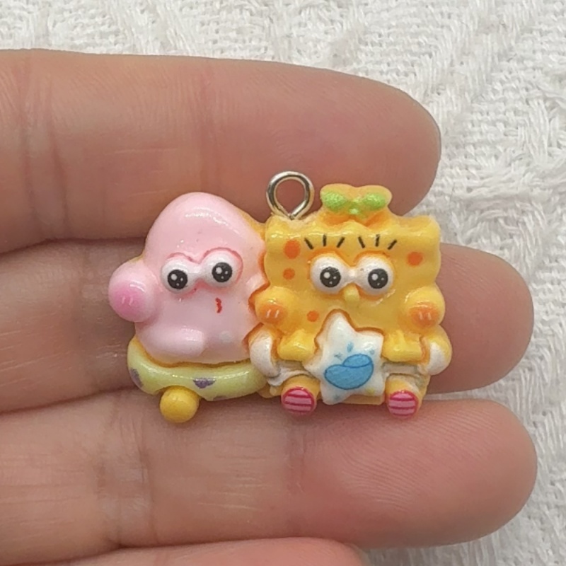 10個入り漫画風樹脂ペンダント、DIYジュエリー製作イヤリン - Resin Art Materials Kit のレビューと価格