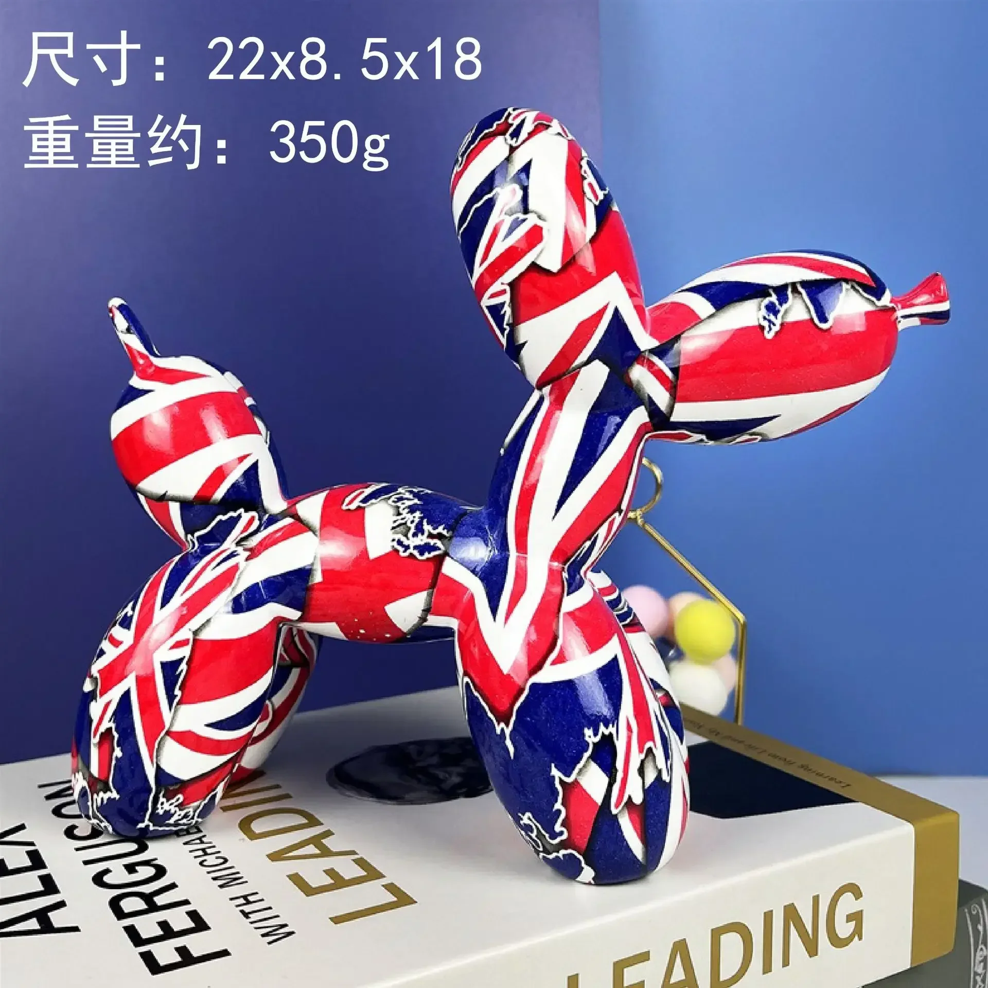 樹脂で作られた犬の彫刻,風船付きのモダンなアートアクセサリー - Resin Art Anniversary Gift のレビューと価格