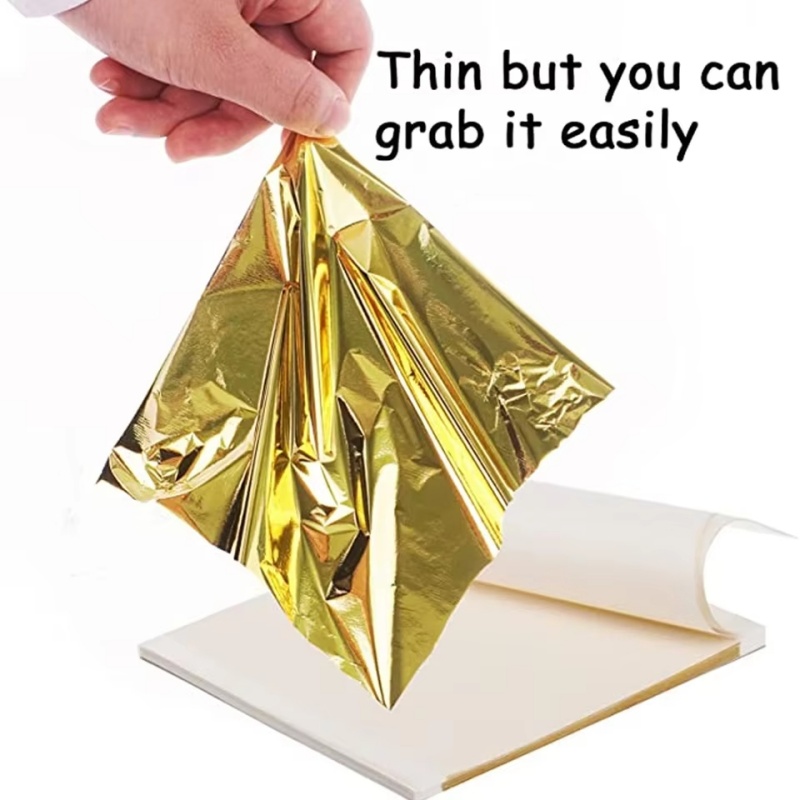 100枚入り 模造金銀銅箔紙 DIY樹脂キャンドル石膏クラフ - Resin Art Anniversary Gift のレビューと価格