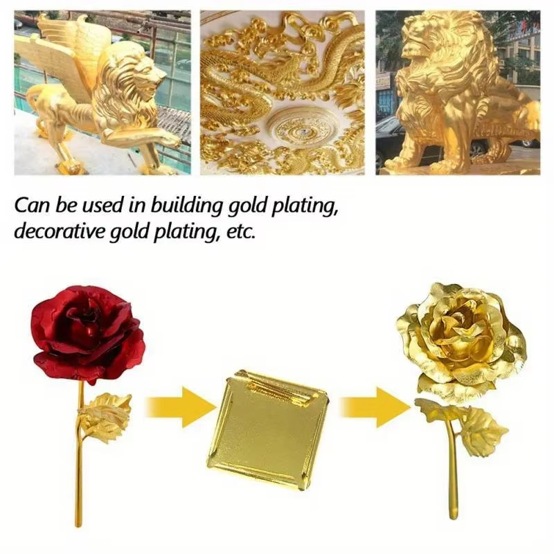 100枚入り 模造金銀銅箔紙 DIY樹脂キャンドル石膏クラフ - Resin Art Anniversary Gift のレビューと価格