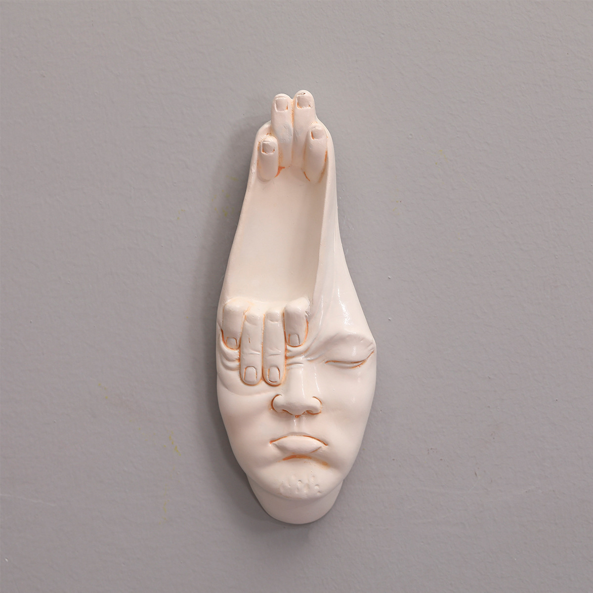 樹脂で作られた抽象的な顔,家の装飾,リビングルームの壁の装飾 - Resin Art Hanging のレビューと価格