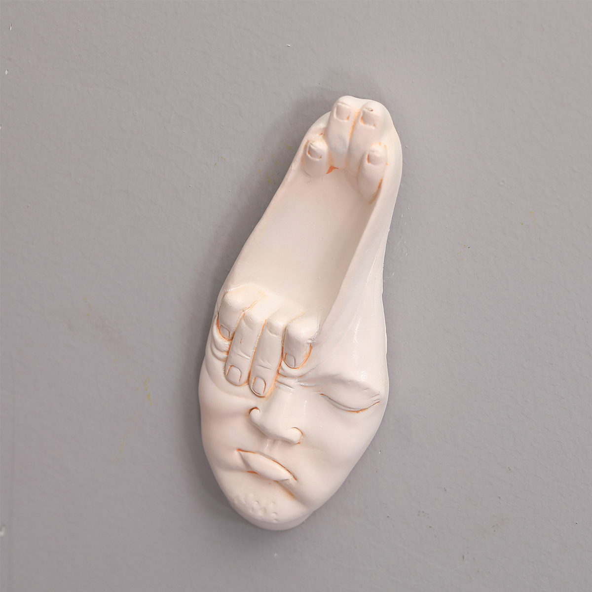 樹脂で作られた抽象的な顔,家の装飾,リビングルームの壁の装飾 - Resin Art Hanging のレビューと価格