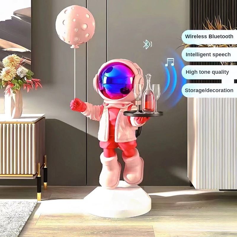 大型のクリエイティブな宇宙飛行士の置物、スマートホームデコレ - Resin Art In Floor のレビューと価格